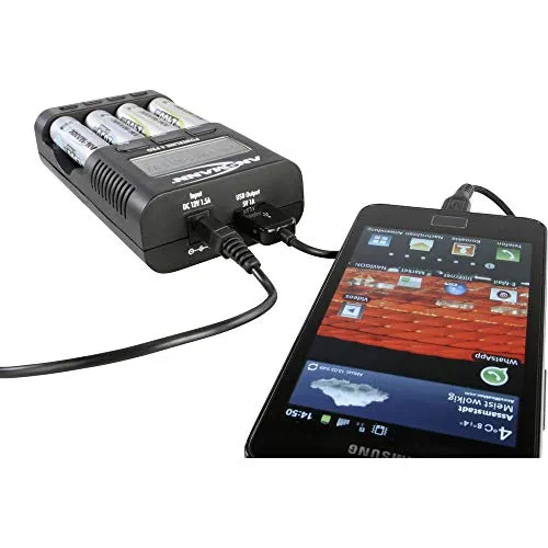 ANSMANN Powerline 4 Pro chargeur accus AA AAA 1 à 4