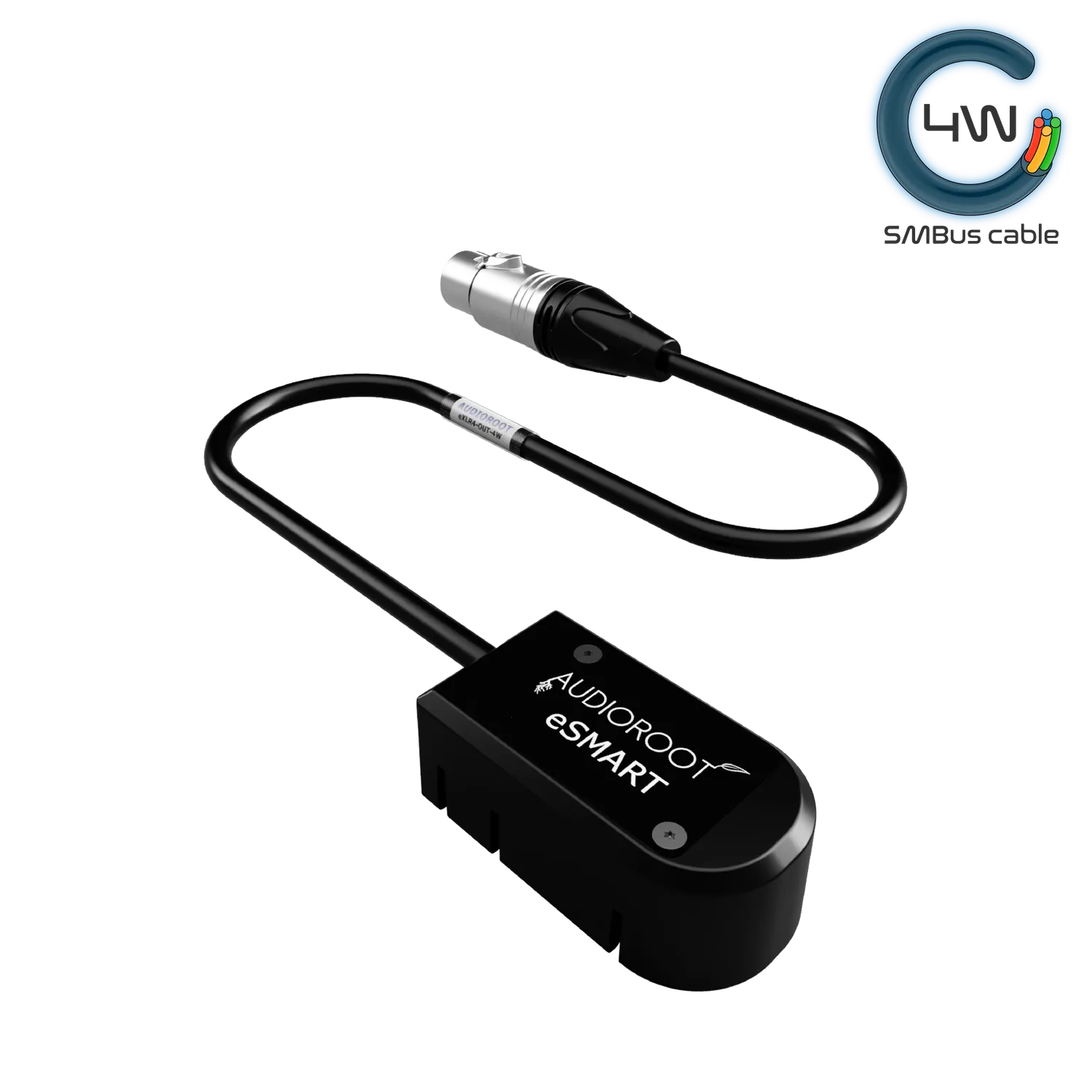 BSRF Audioroot eXLR4-OUT câble batterie XLR4 avec télémétrie 60 cm