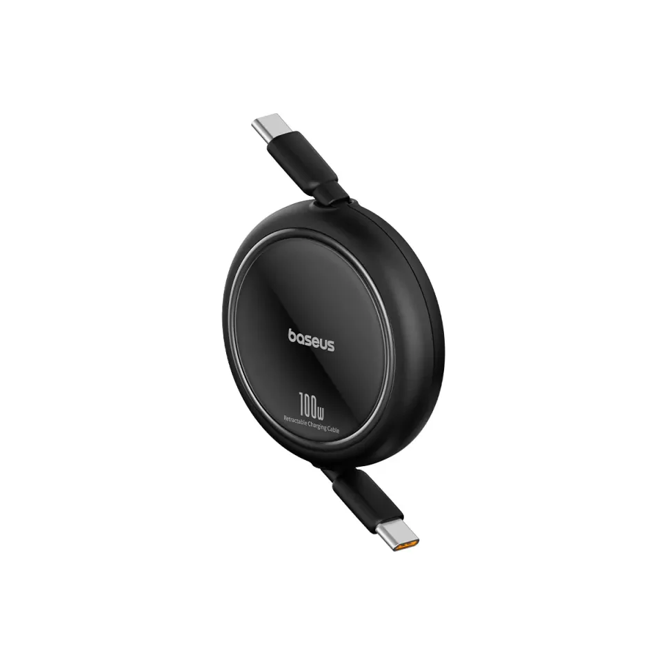 Baseus Free2Pull câble de charge 100 W rétractable noir