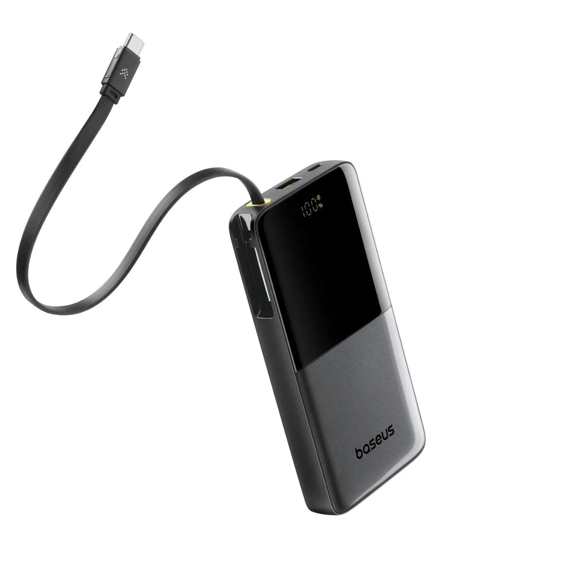 Baseus Bipow 2 batterie externe 10 000 mAh 20 W avec câble USB-C intégré