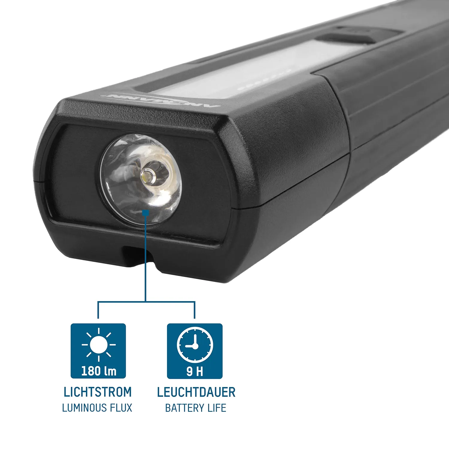 ANSMANN WL400R lampe d’inspection LED rechargeable 440 lm articulée