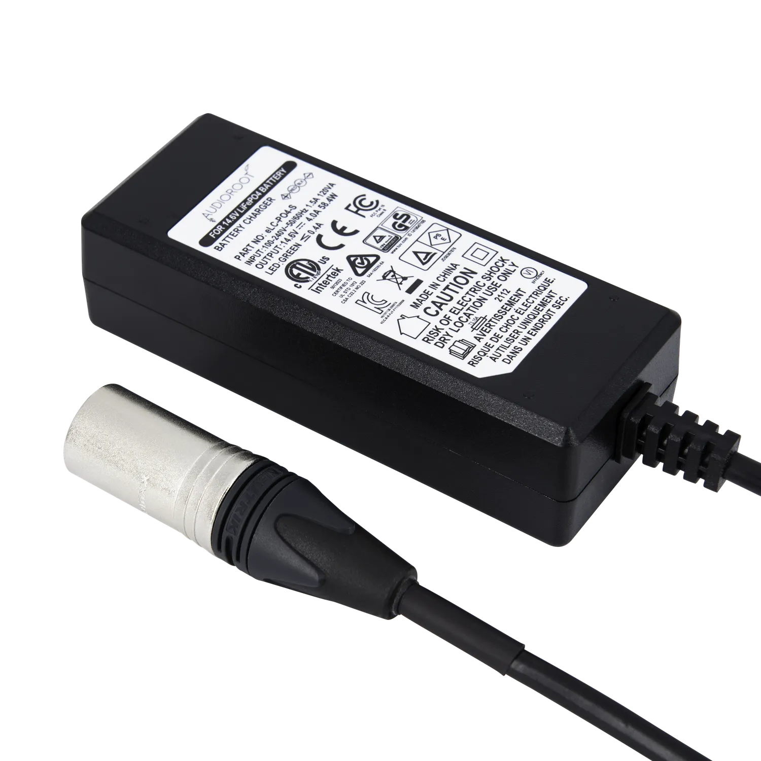 Audioroot eLC-PO4 chargeur batterie LiFePO4 4A silencieux