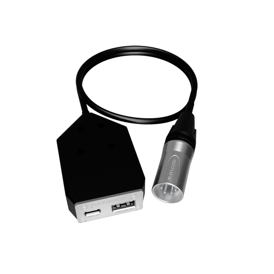 BSRF Audioroot eUSB-C-XLR4 convertisseur USB-C et USB-A 10–24 V