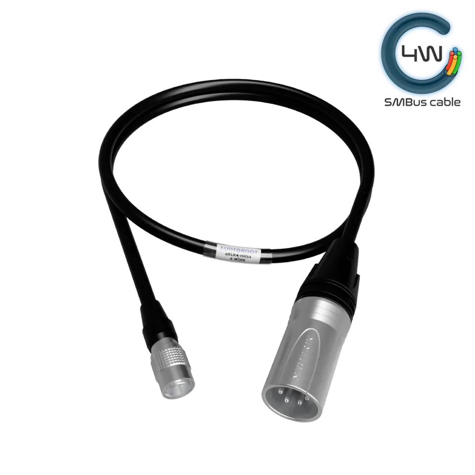 Audioroot eXLR4-HRS4-4W câble alimentation XLR4 télémétrie