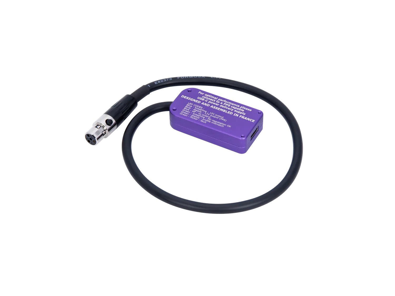 BSRF Audioroot ePSB adaptateur USB-C PPS sortie HRS4
