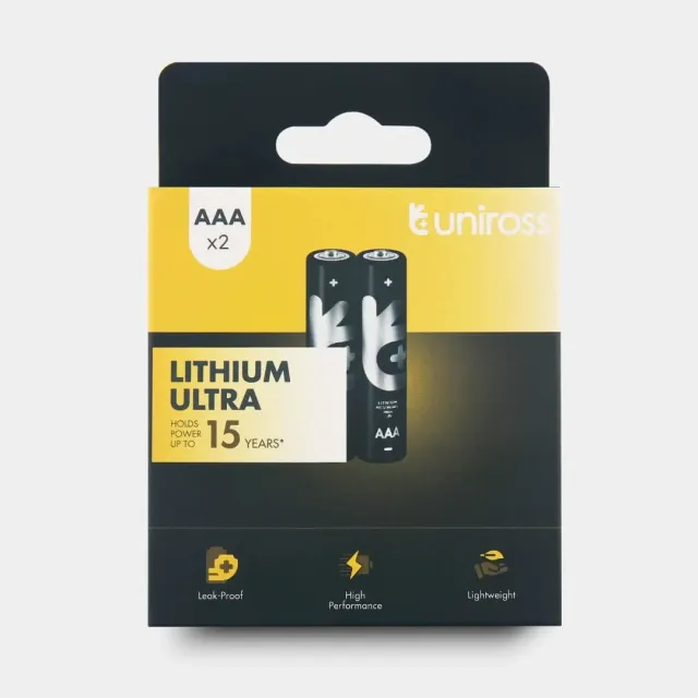 Uniross FR03 Ultra piles lithium AAA 1,5V lot de 2