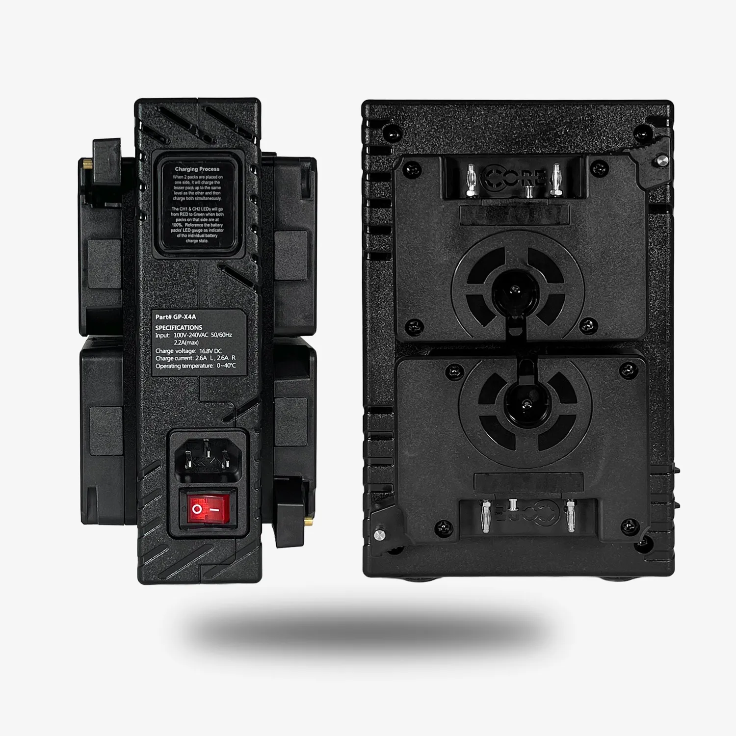Core SWX X4 chargeur quatre batteries monture G