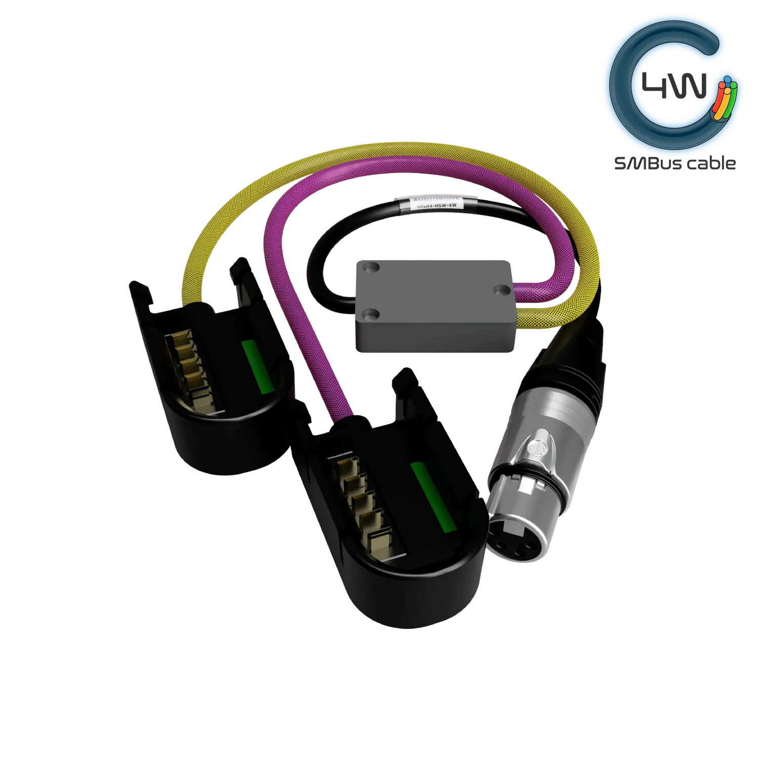 BSRF Audioroot HSW Hotswap câble batterie XLR4F 60 cm passif