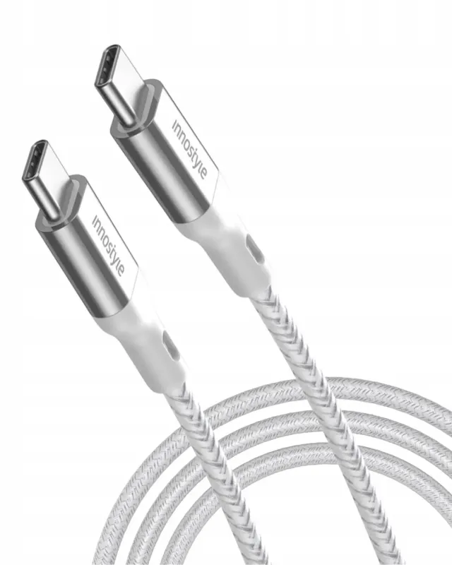 Innostyle PowerFlex câble USB-C 60 W 2 m argent renforcé Kevlar