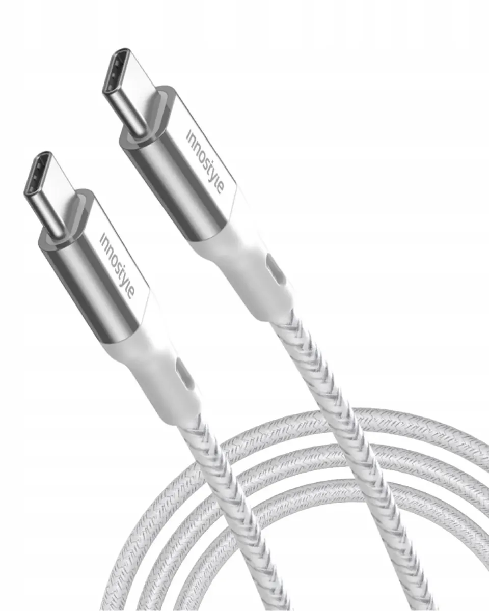 Innostyle PowerFlex câble USB-C 60 W 2 m argent renforcé Kevlar
