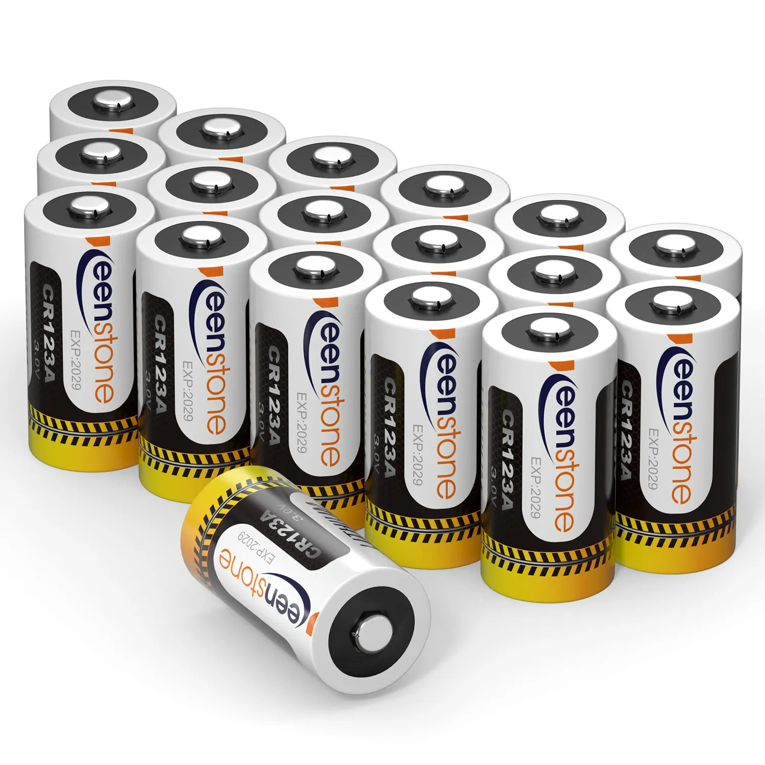 Keenstone CR123A piles lithium 3 V 24 pièces 1600 mAh