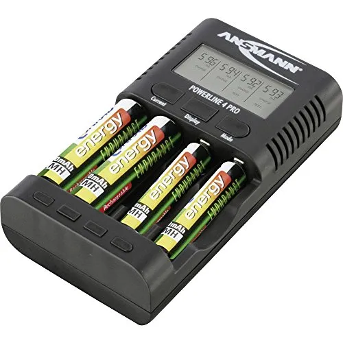 ANSMANN Powerline 4 Pro chargeur accus AA AAA 1 à 4