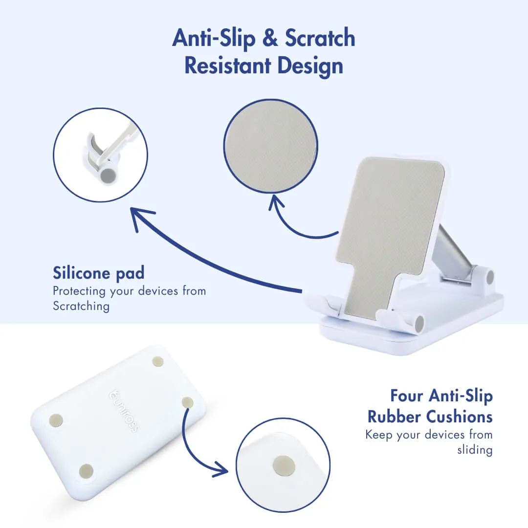 Uniross support téléphone réglable pliable bureau