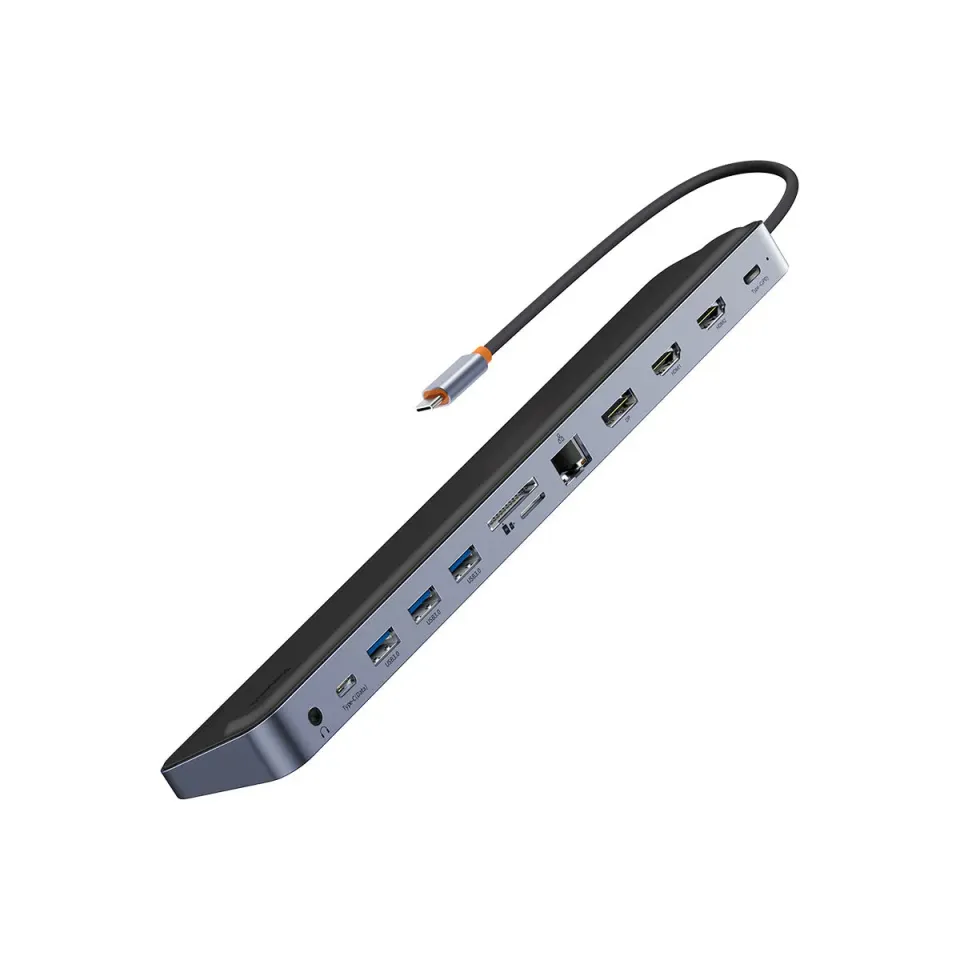 Baseus hub USB-C 12 in 1 pour ordinateur portable