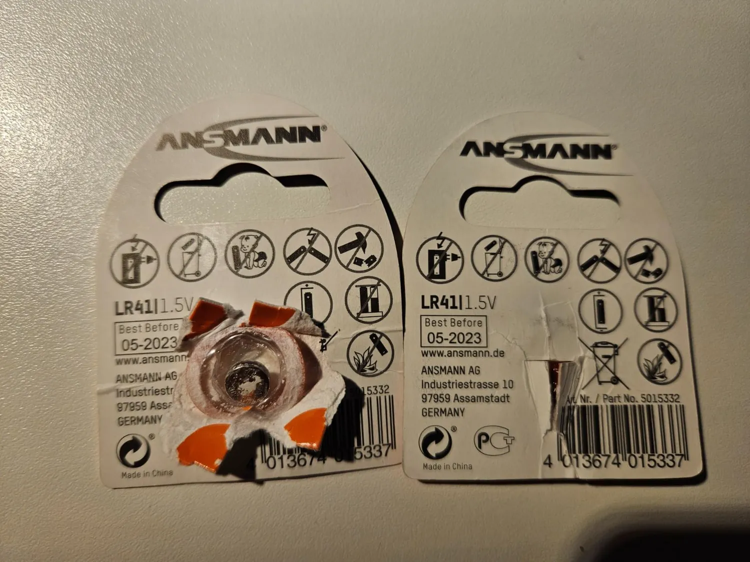ANSMANN LR41 pile bouton alcaline 1,5 V 1 pièce