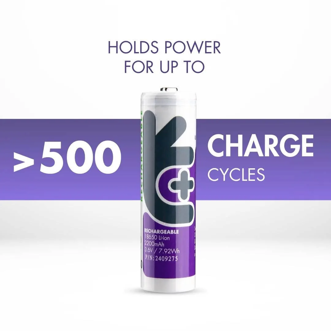 Uniross pile rechargeable 18650 Li-ion 2200mAh