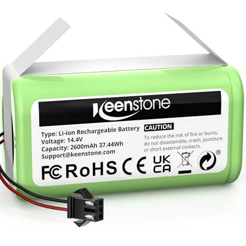 Keenstone batterie 2600 mAh aspirateur robot 14,4 V