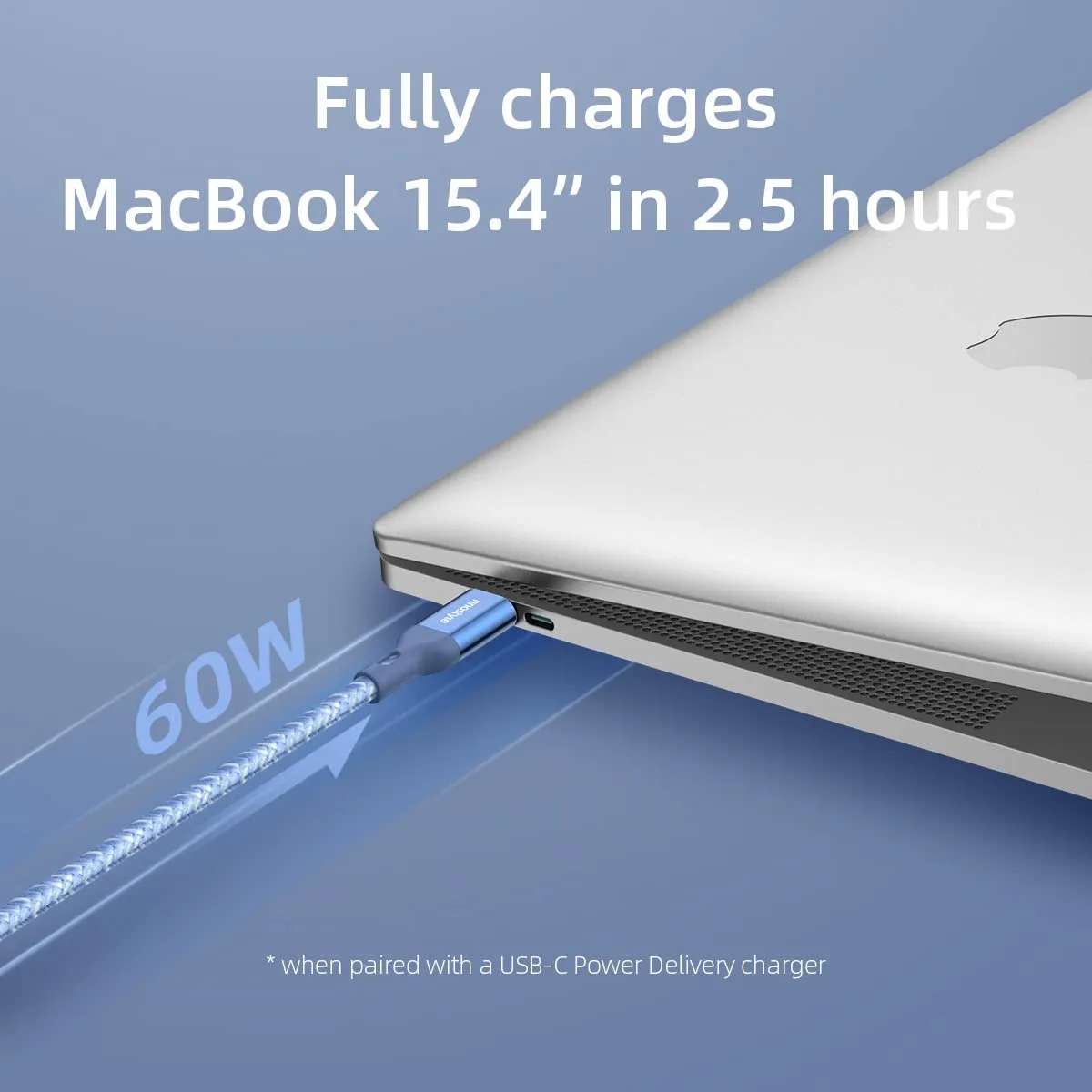 Innostyle PowerFlex câble USB-C vers USB-C 2 m 60 W Kevlar