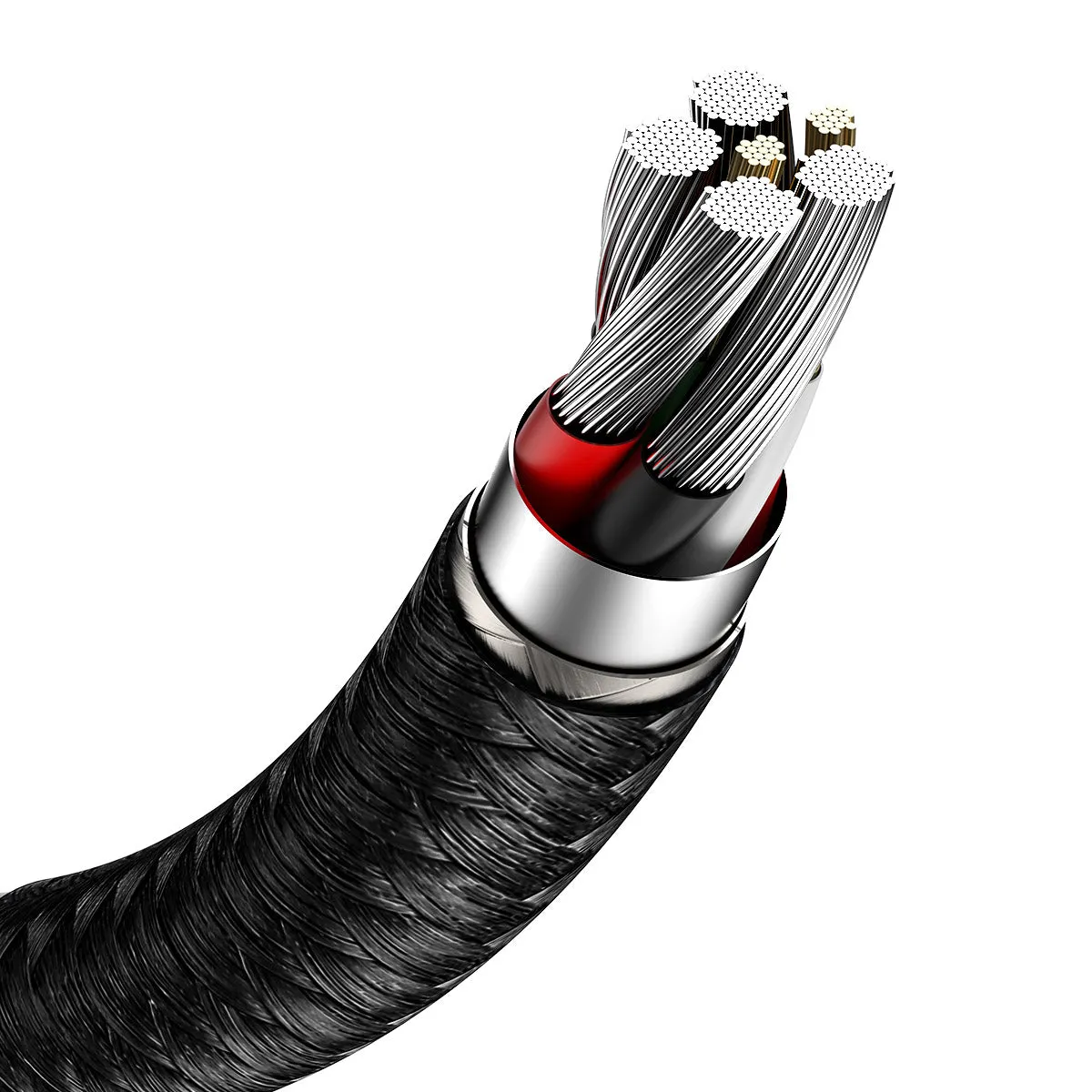 Baseus Cafule câble USB-C 100 W 2 m lot de 2 tressé