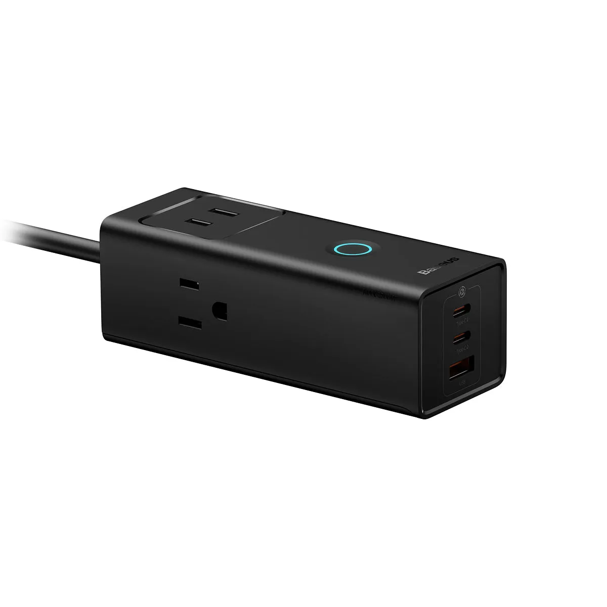 Baseus PowerCombo Lite multiprise 6 ports 20 W noire