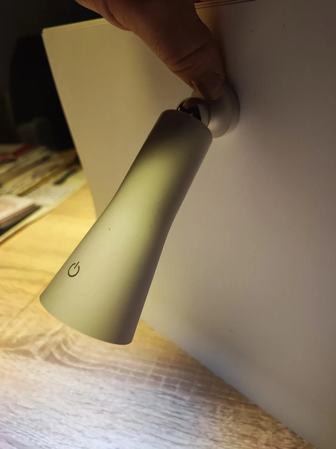 ANSMANN 3 en 1 lampe de bureau LED rechargeable USB-C