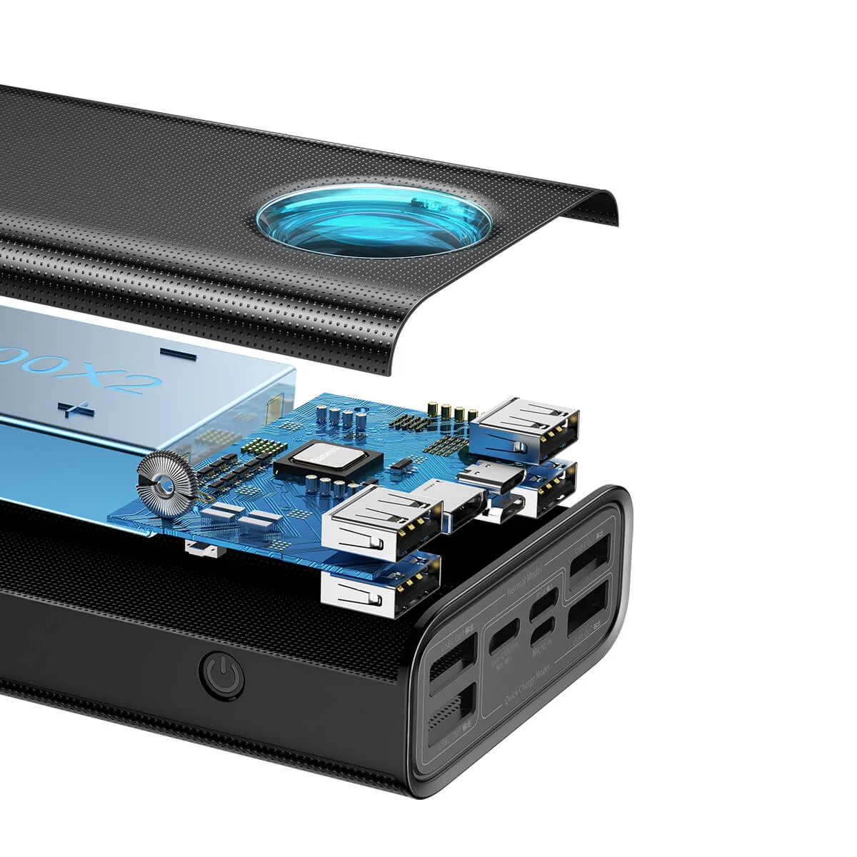 Baseus Amblight batterie externe 30000mAh 65W noir
