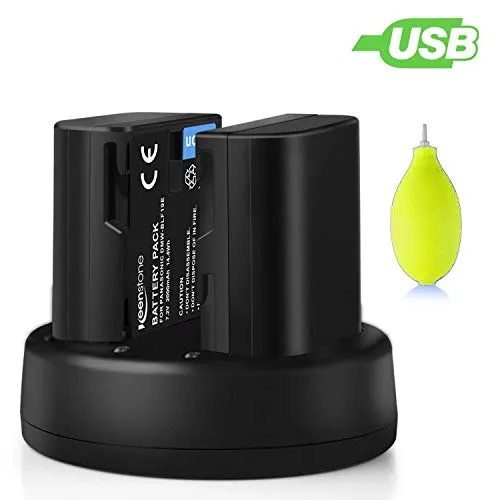Keenstone NP-F550 batterie caméra 2600mAh lot 2 + chargeur