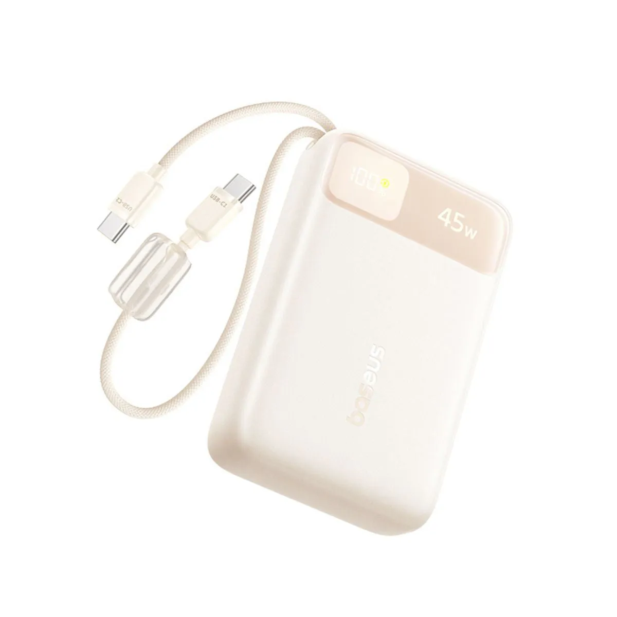 Baseus EnerFill FC11 batterie externe avec câbles 20 000 mAh 45 W noire