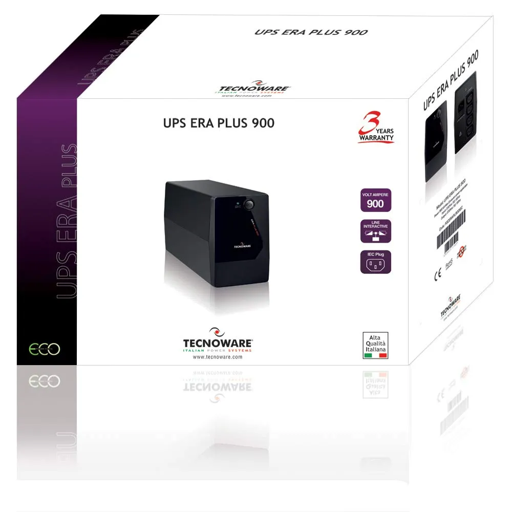 Tecnoware ERA PLUS 900 onduleur 900 VA 4 prises IEC