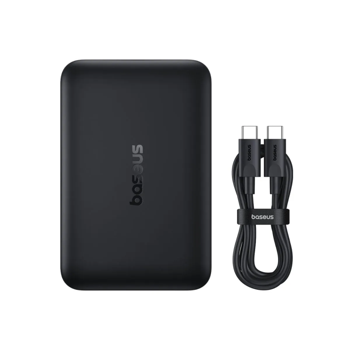 Baseus EnerFill FM11 batterie externe magnétique 10 000 mAh 22,5 W noire