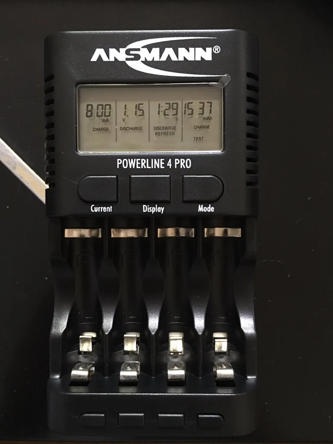 ANSMANN Powerline 4 Pro chargeur accus AA AAA 1 à 4