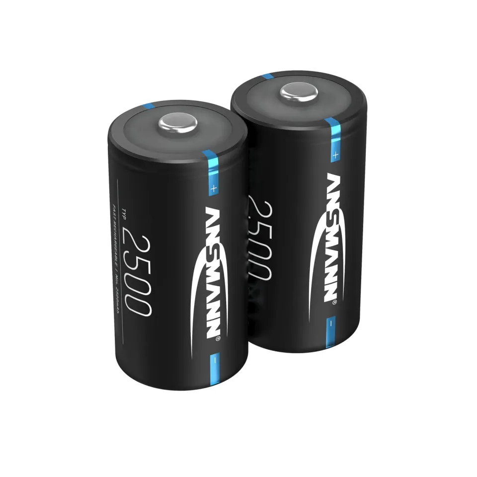 ANSMANN NiMH piles rechargeables C 2500 mAh lot de 2