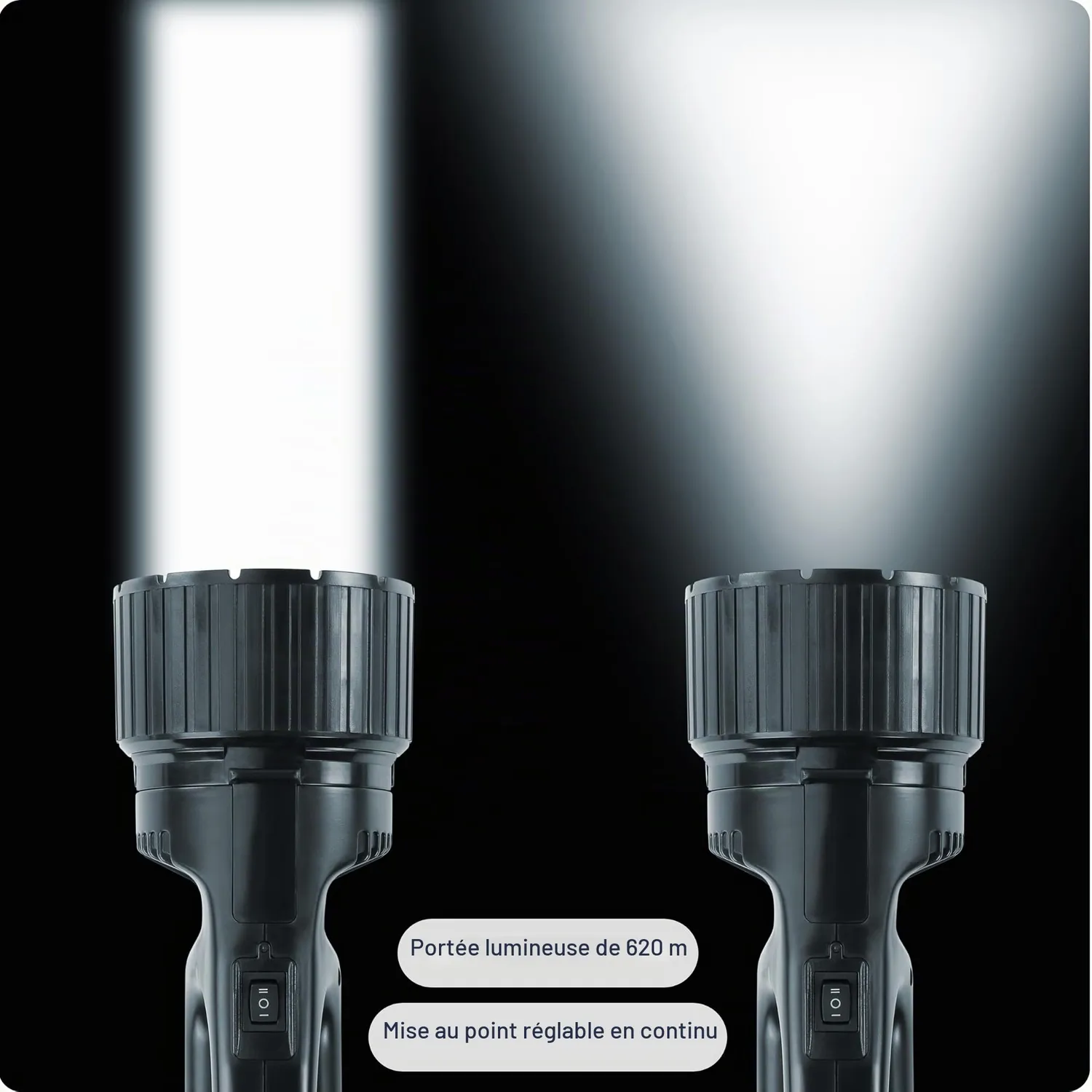 ANSMANN HS1000FR lampe torche rechargeable 5200 mAh