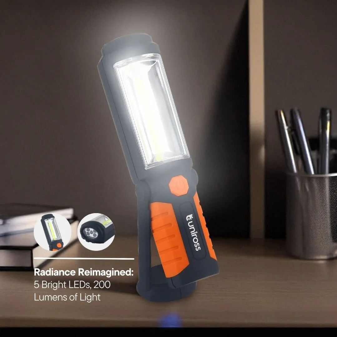 Uniross ULFL018 lampe torche utilitaire 200LM aimantée