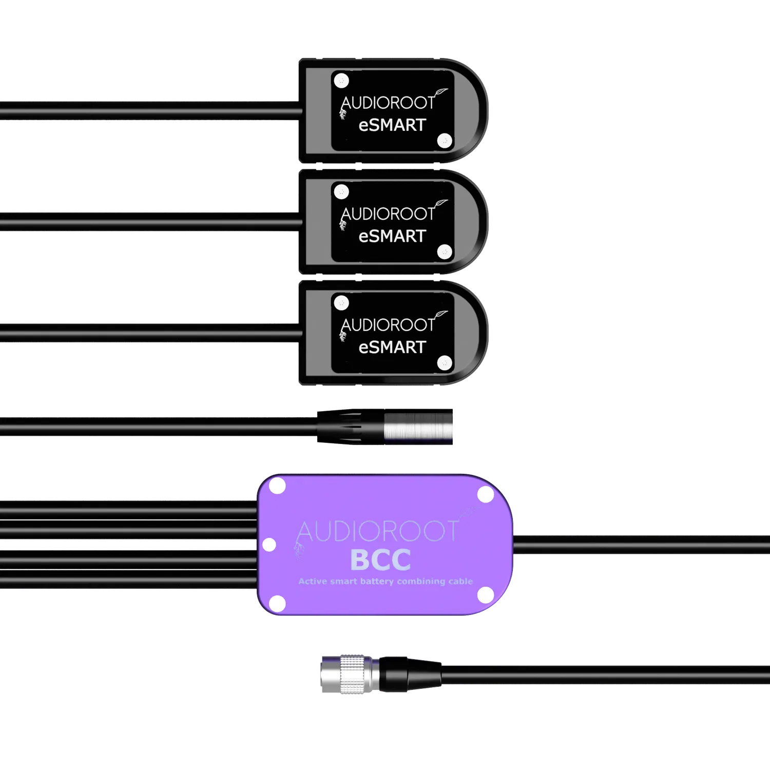 BSRF Audioroot BCC câble combineur d’alimentation 4 entrées