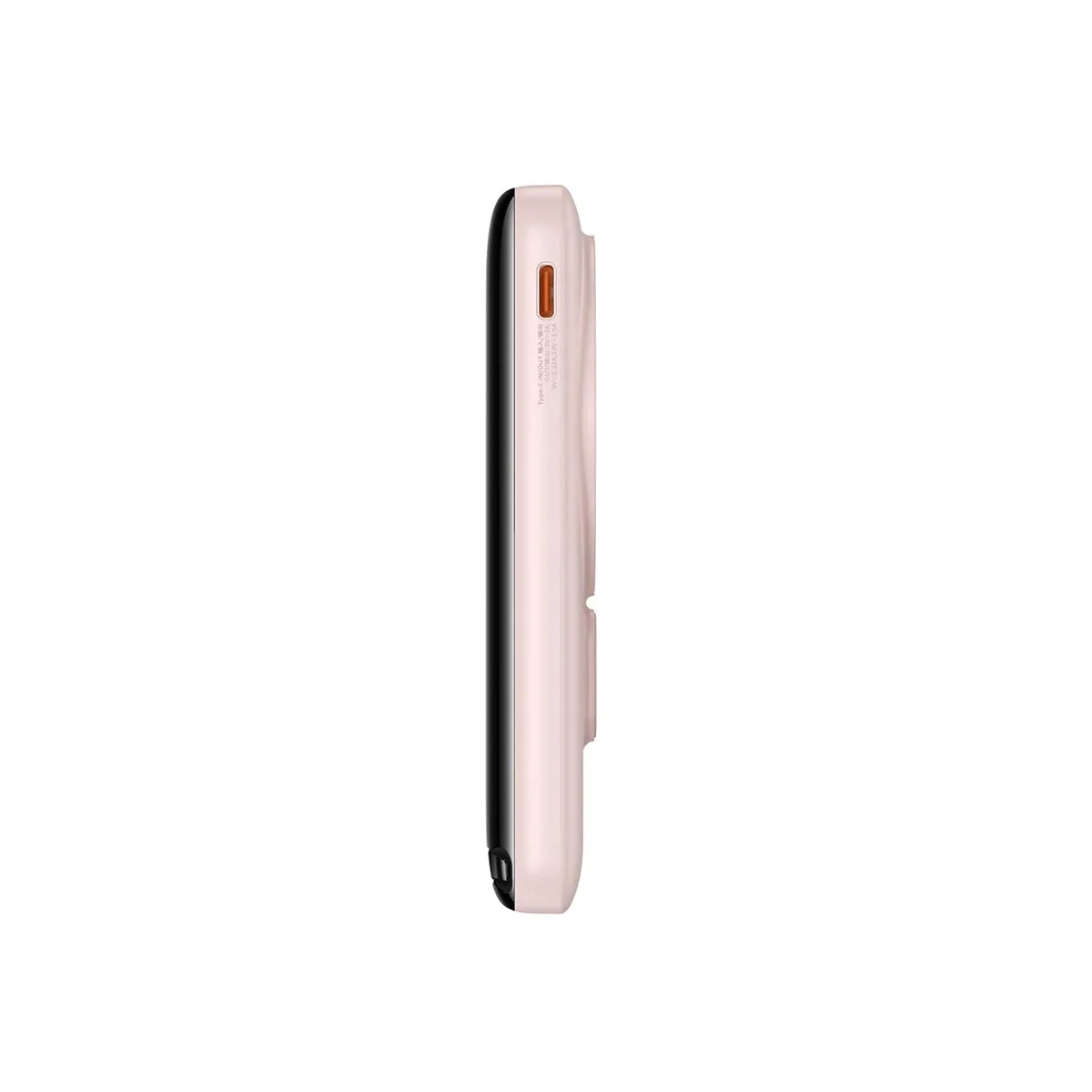 Baseus batterie externe magnétique pliable 10 000 mAh 20 W rose