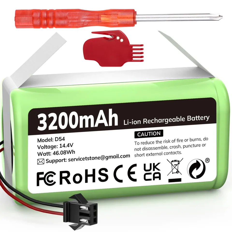 Keenstone 14,4V batterie aspirateur robot 3200mAh Li-ion
