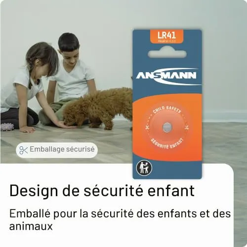 ANSMANN LR41 pile bouton alcaline 1,5 V 1 pièce