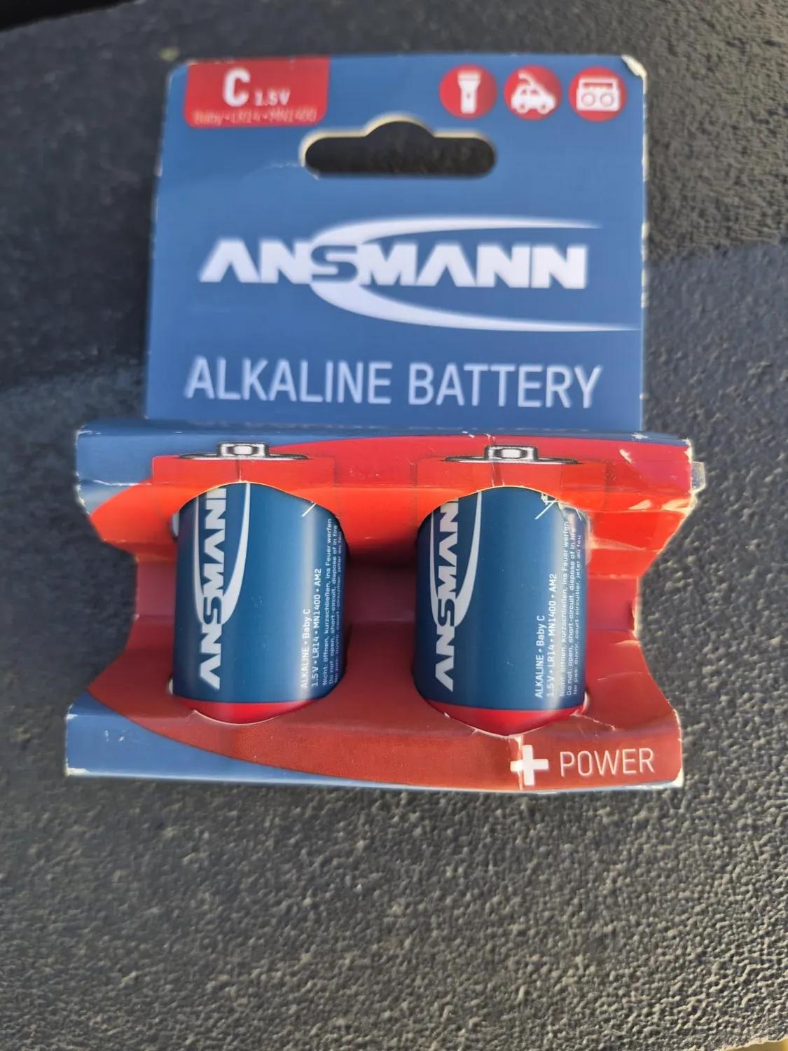 ANSMANN piles Baby C LR14 alcalines 1,5 V lot de 20