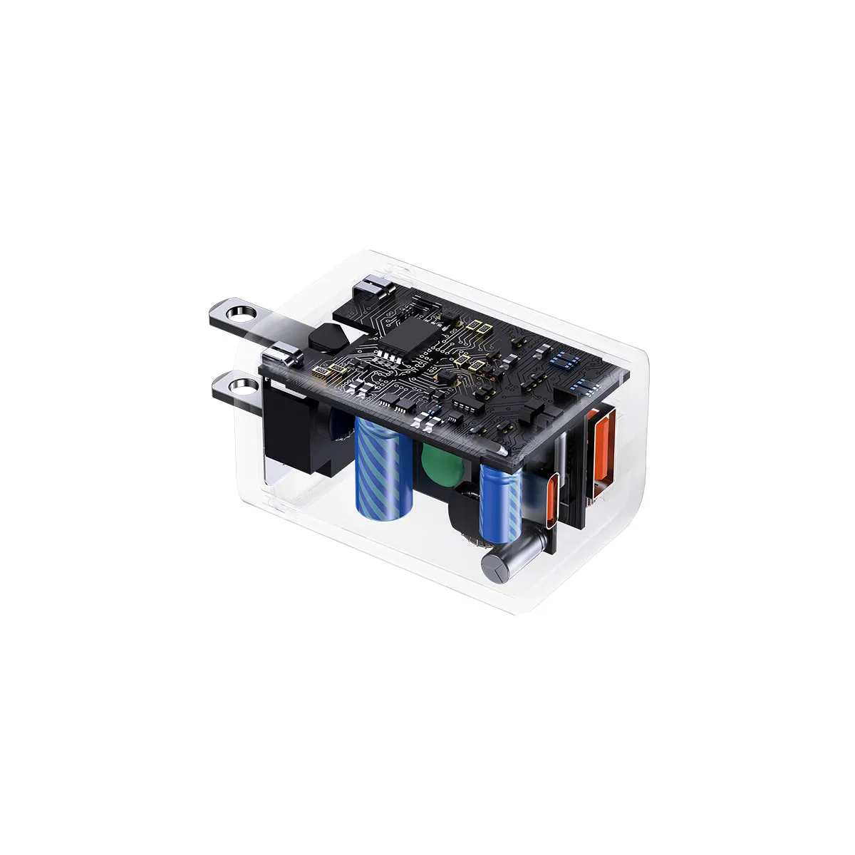 Baseus Super Si Pro Chargeur secteur 30W noir 2 ports