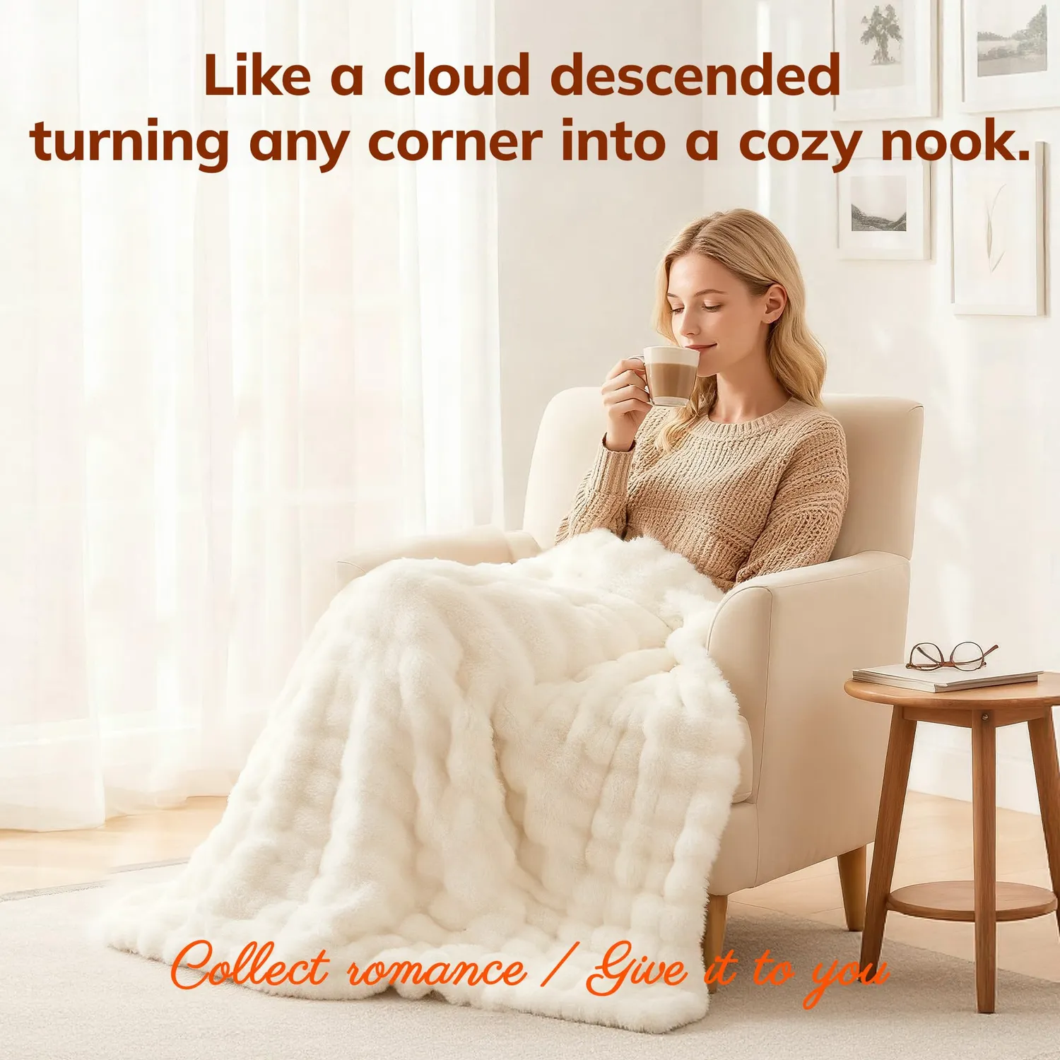 Keenstone Couverture électrique Latte Mist chauffante