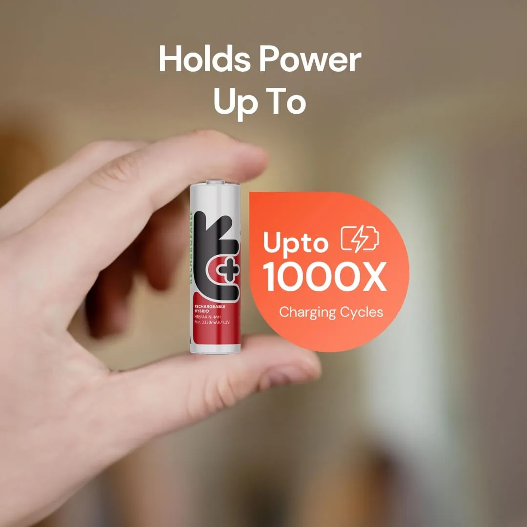 Uniross AA pile rechargeable Ni-MH 2500mAh lot de 2
