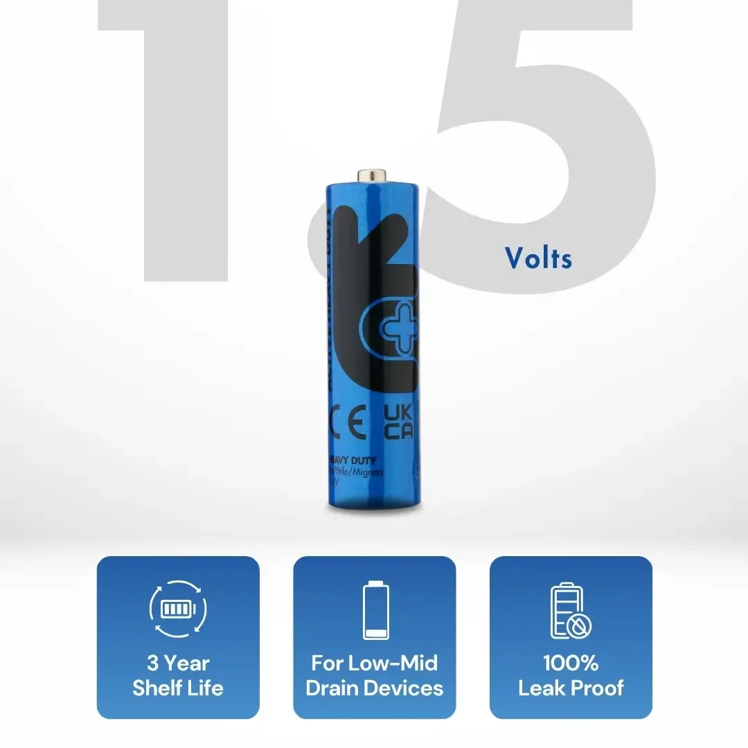 Uniross Active R6 AA pile saline boite 40 faible consommation
