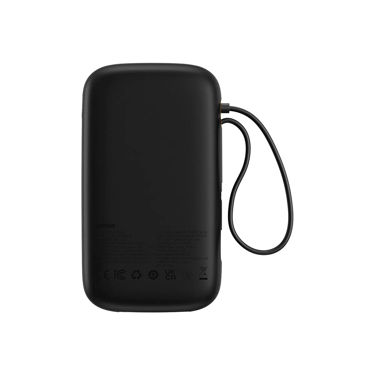 Baseus Qpow2 batterie externe 10 000 mAh noire 22,5 W