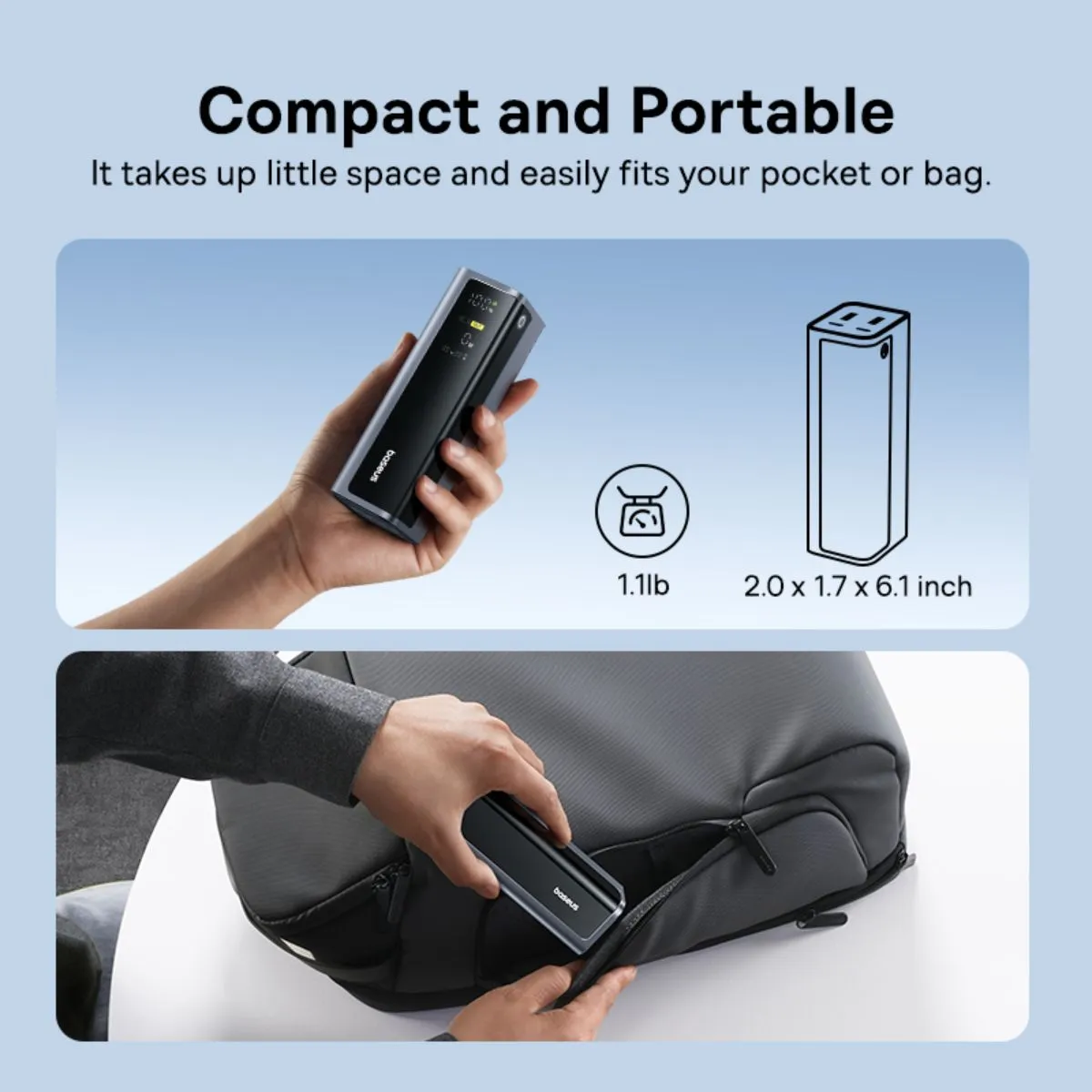 Baseus EnerGeek GP12 batterie externe 20800 mAh 145 W