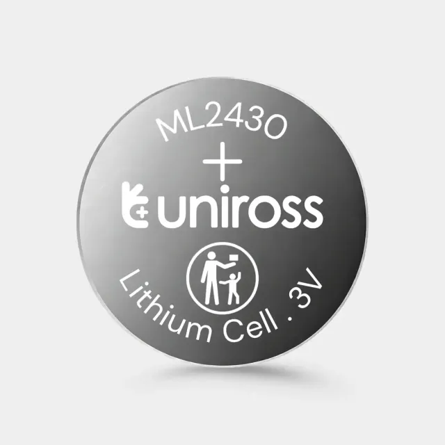 Uniross ML2430 batterie bouton rechargeable 100 mAh industrielle