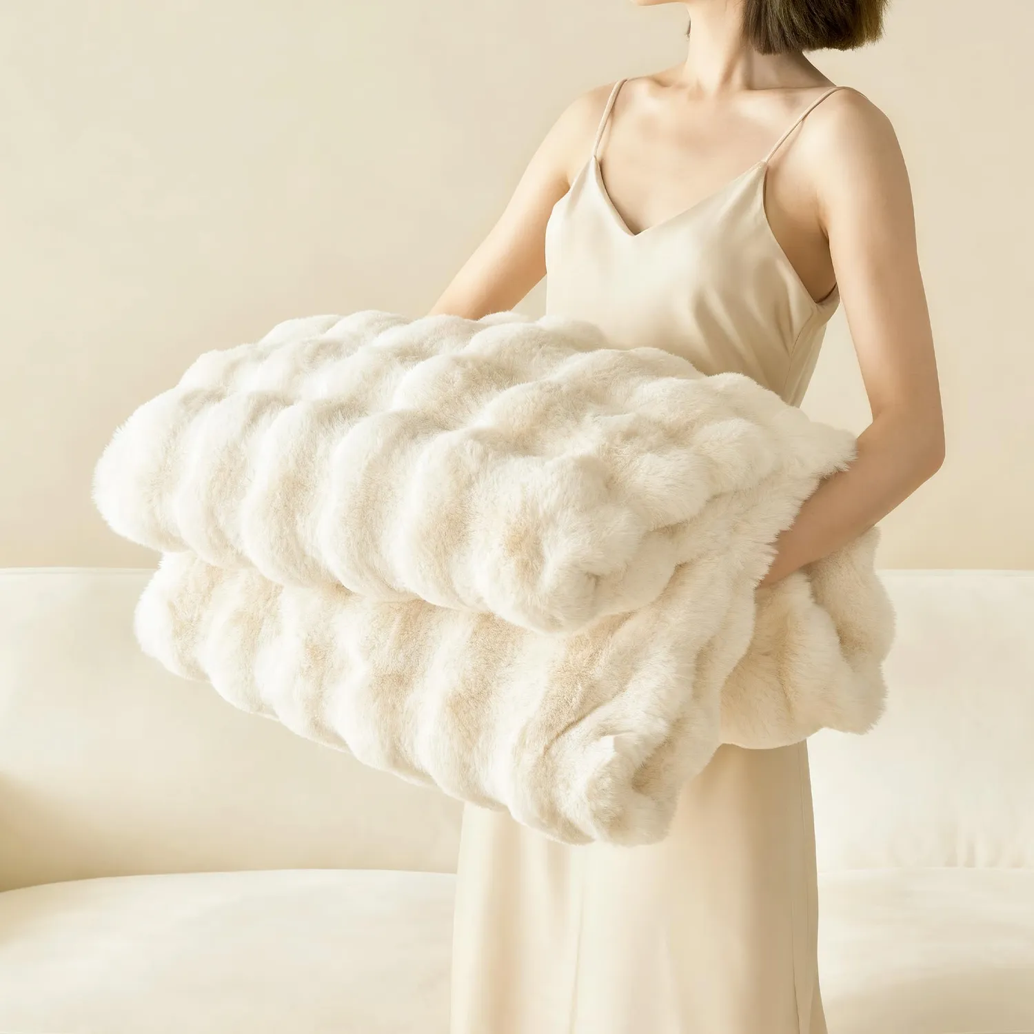 Keenstone Couverture électrique Latte Mist chauffante