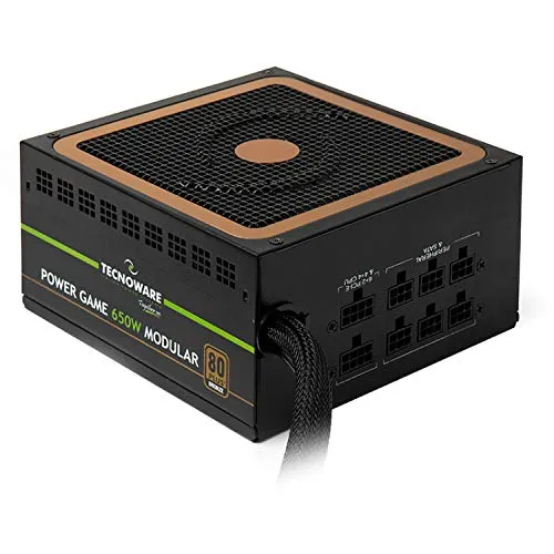 Tecnoware alimentation modulaire PC 650 W 80 PLUS Bronze