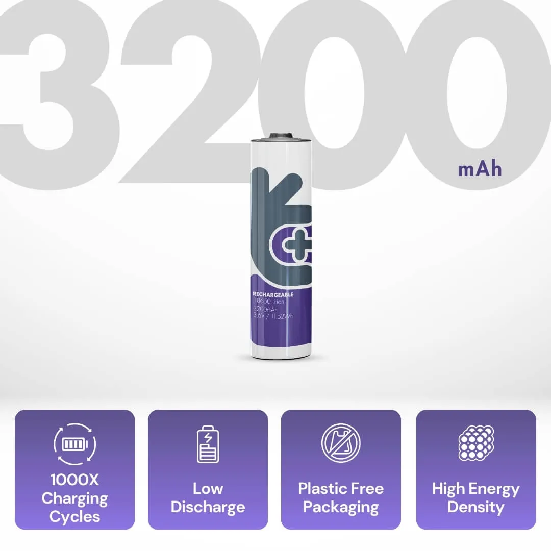 Uniross 18650 pile rechargeable Li-ion 3200mAh