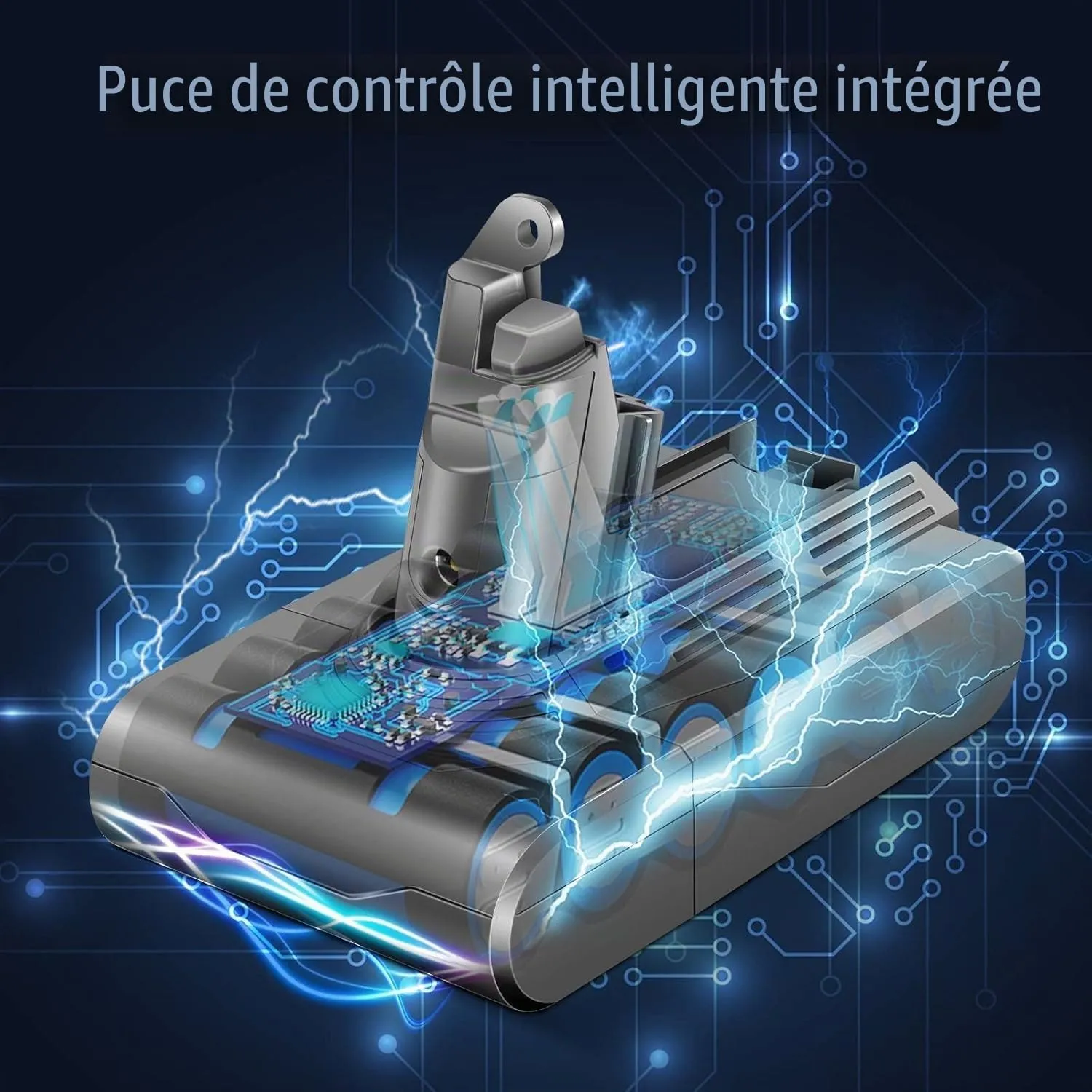 Keenstone V6 batterie Dyson 4600 mAh avec filtres